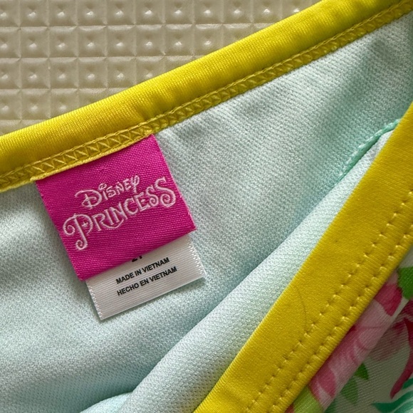 Disney Princess|Baby toddler girl Floral Ruffle Skirt,bathing suit•••Size 2T - Picture 4 of 4